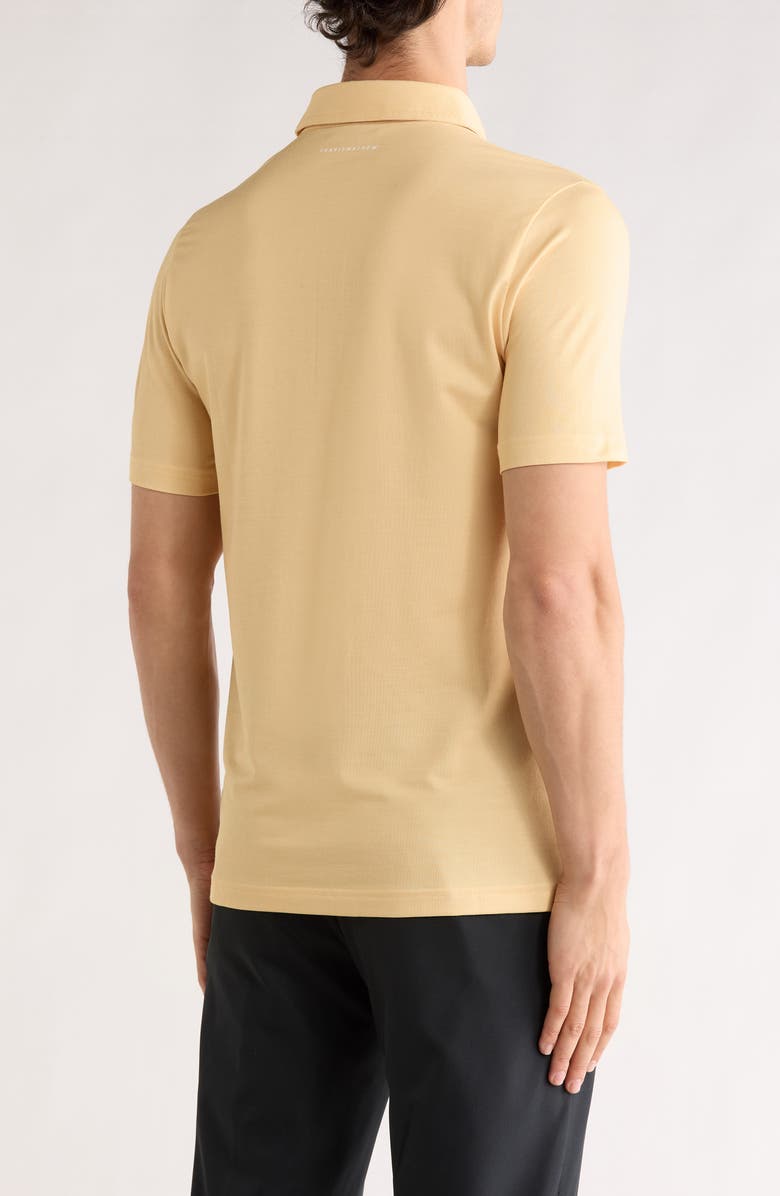 TravisMathew Vista Featherweight Knit Polo, Alternate, color, Rattan