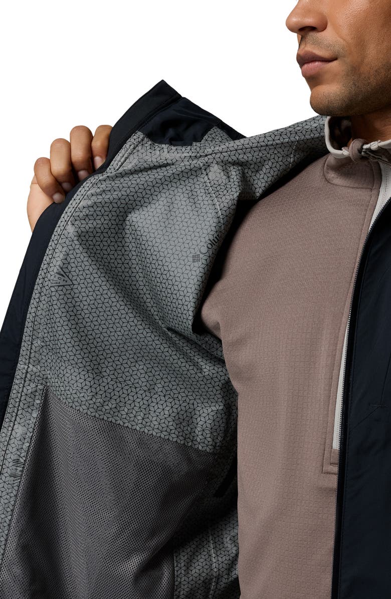 Columbia Trailborne Omni-Tech Waterproof Jacket, Alternate, color, Black