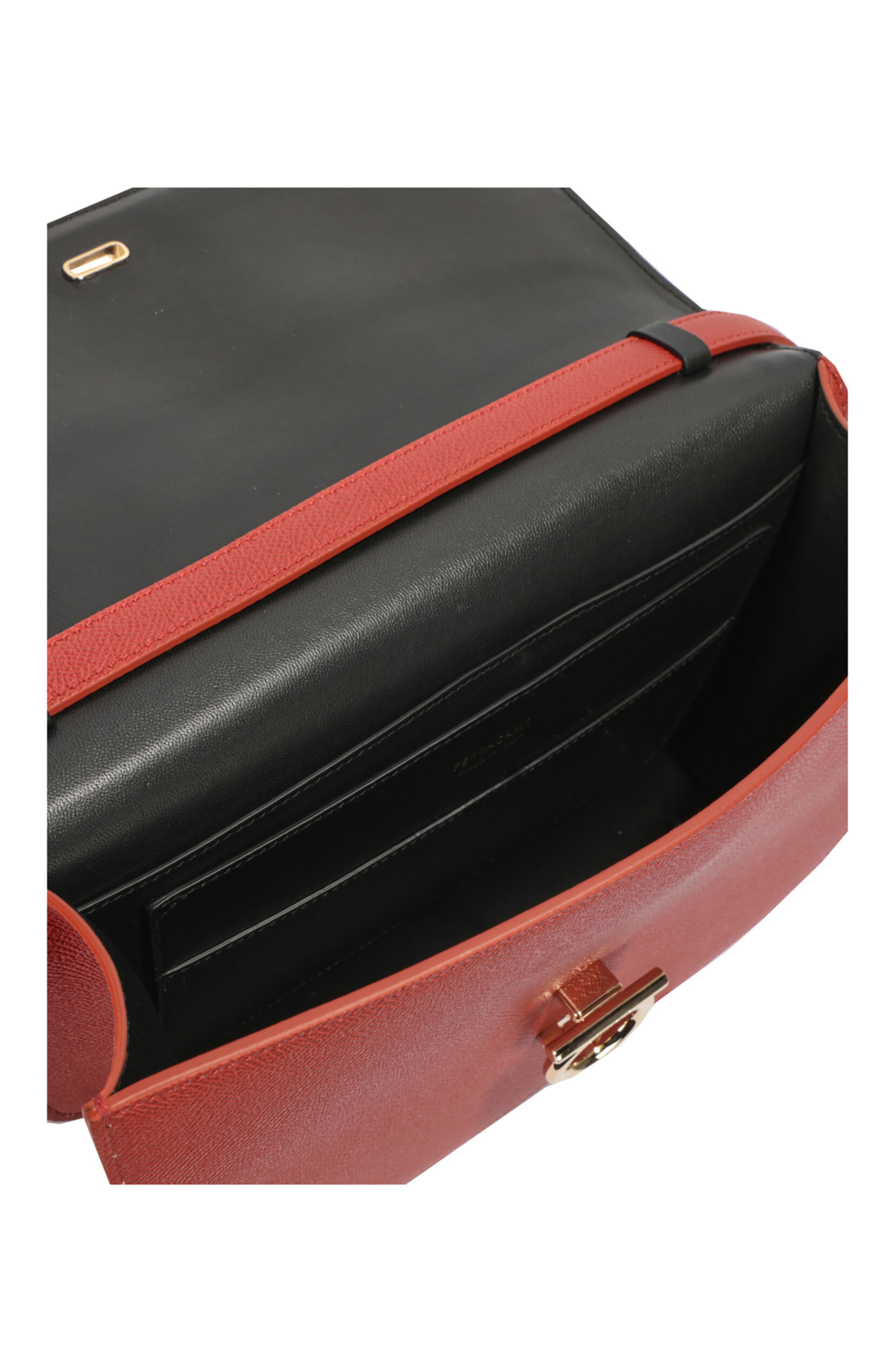 FERRAGAMO Gemini Leather Crossbody Bag, Alternate, color, 