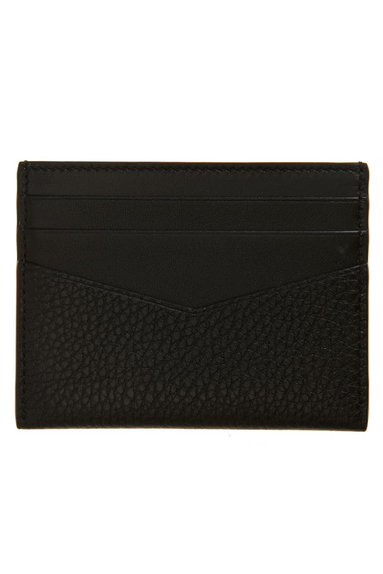 Leather Card Case, Alternate, color, BLACK