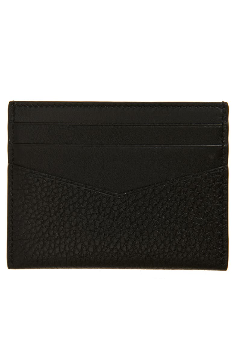 Givenchy Leather Card Case, Alternate, color, Black