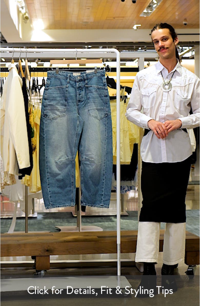 Free People Minimalist Moxie Barrel Jeans | Nordstrom