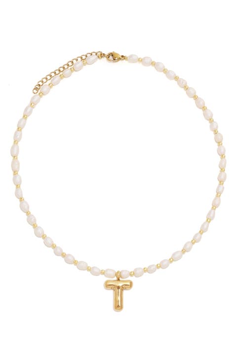 Dainty Initial Pendant Necklace