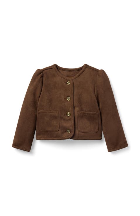 The Sueded Puff Sleeve Jacket (Infant)