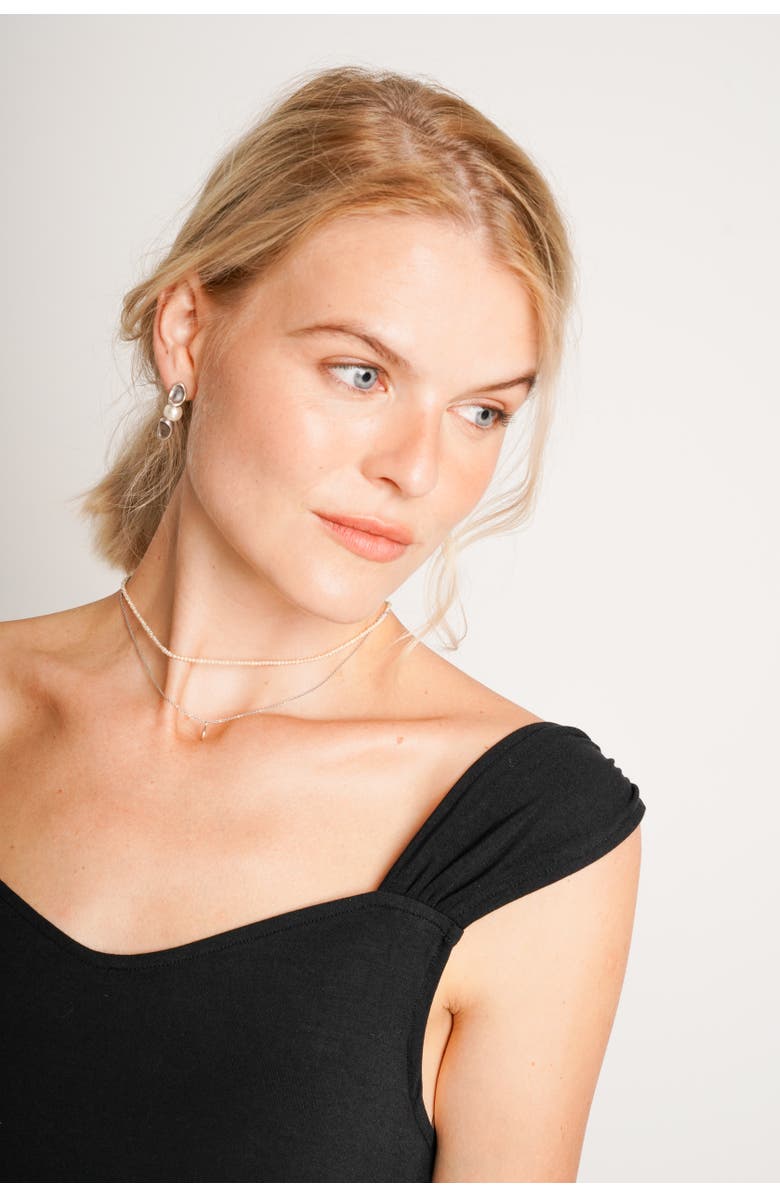 Nom Maternity Zoey Maternity Body-Con Dress, Alternate, color, Black