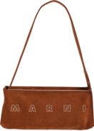 Marni Museo Pochette Suede Hobo Bag
