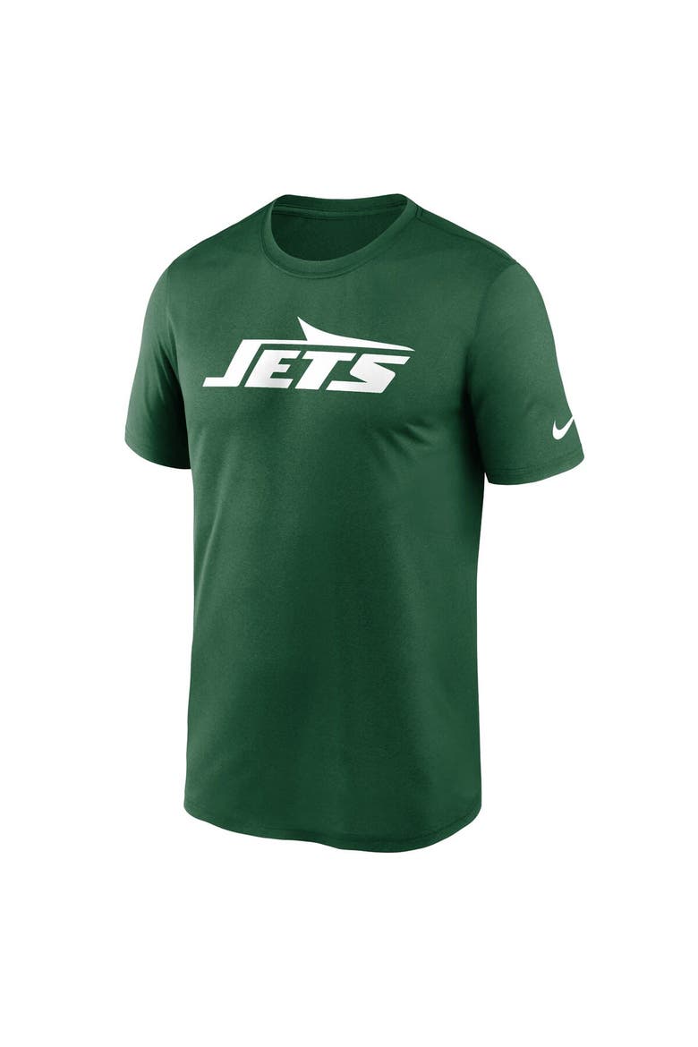 Men's Nike Green New York Jets Primetime Legend Wordmark Performance T-Shirt, Alternate, color, Green