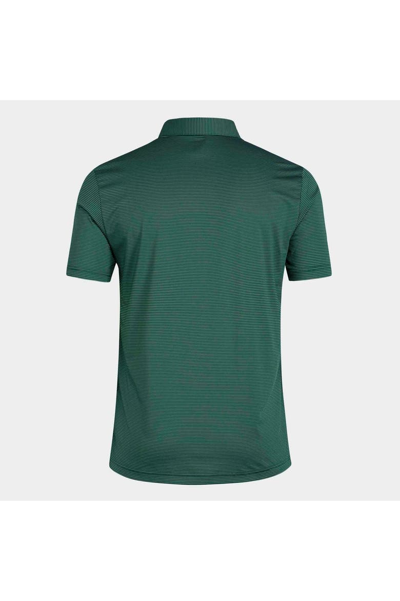 Men's adidas Green Miami Hurricanes Ultimate 365 Stripe Polo, Alternate, color, Green