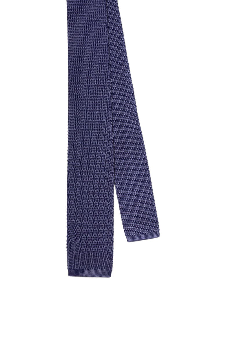 Redford Silk Knit Necktie, Main, color, Copen