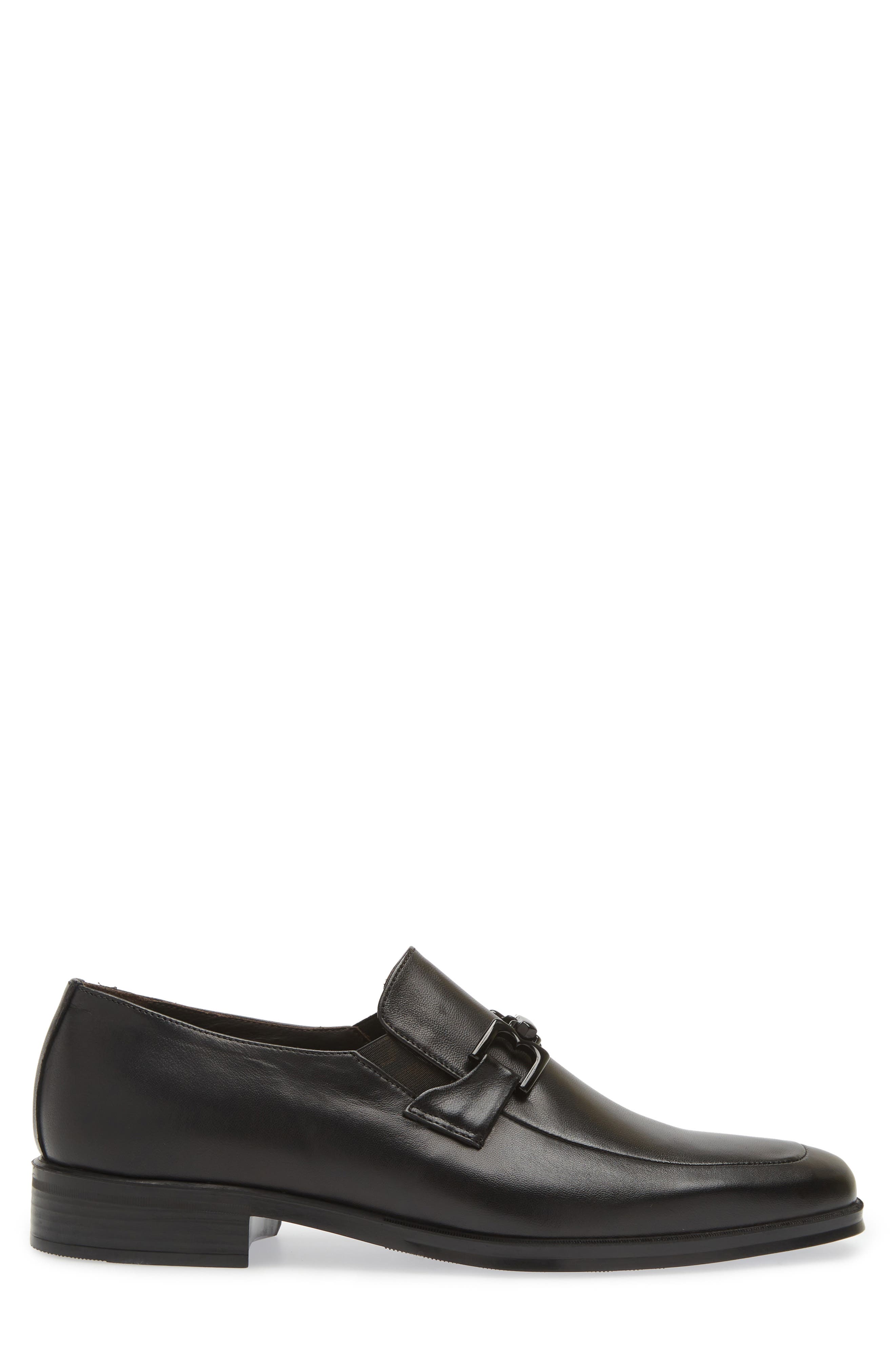 Bruno Magli Pitto Bit Loafer, Alternate, color, Black