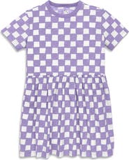 Primary Kids Easy Dress In Checks