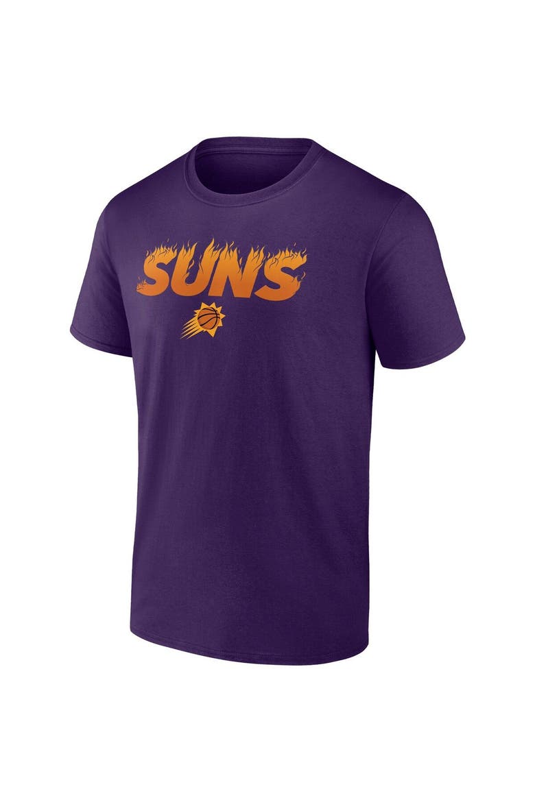 Men's Fanatics Branded Purple Phoenix Suns On Fire Hometown Collection T-Shirt, Alternate, color, Purple