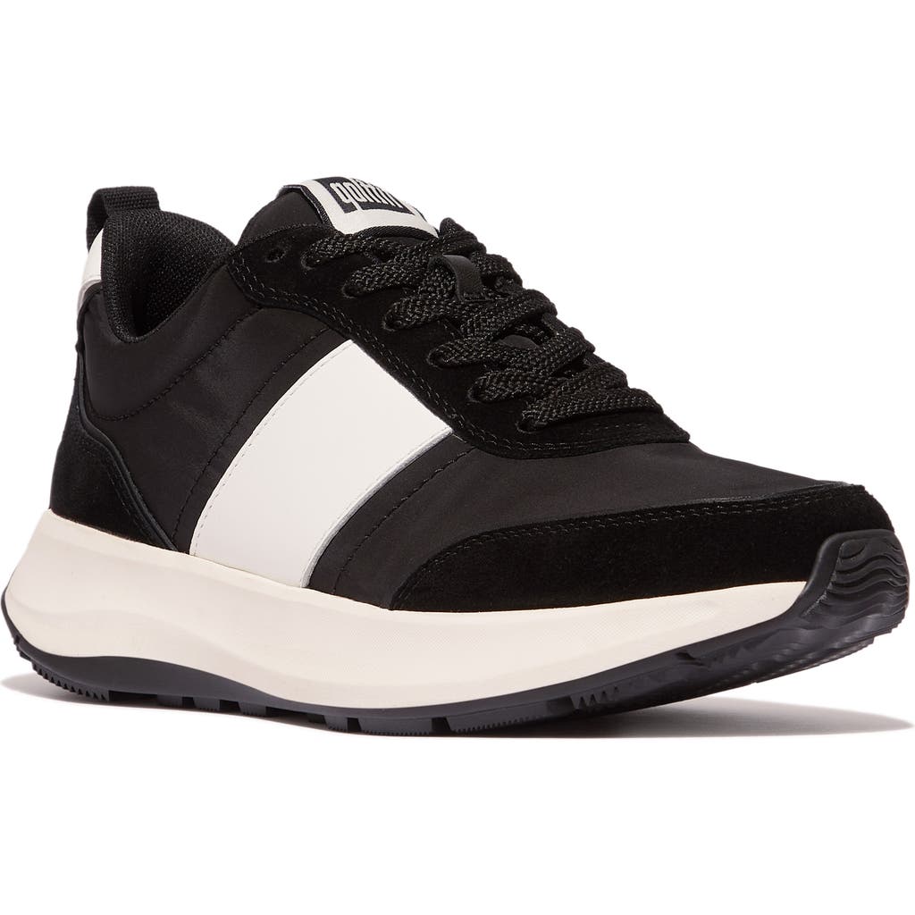 FitFlop F-Mode Sneaker in Black /Black