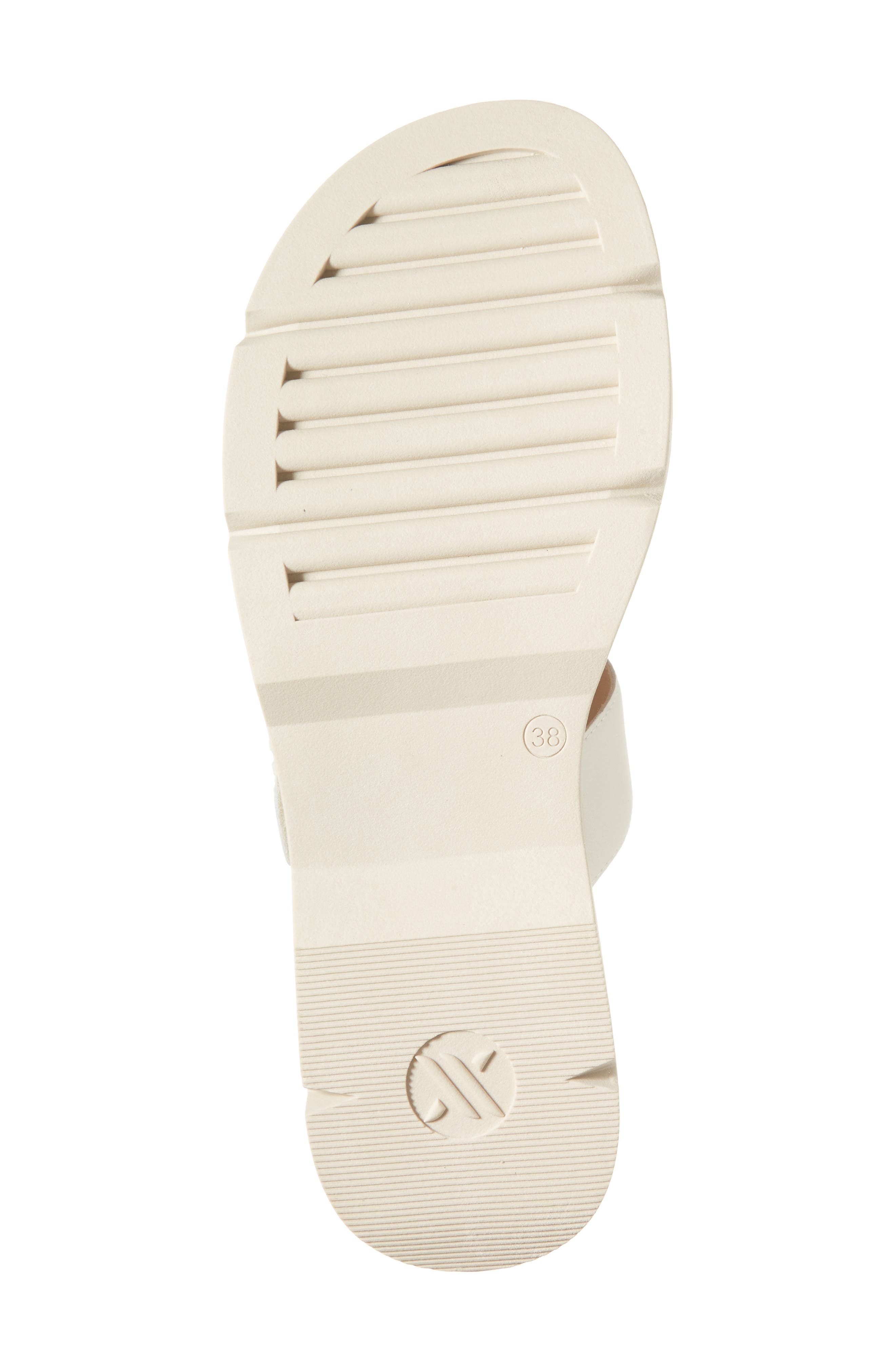 The FLEXX Atena Platform Slide Sandal, Alternate, color, White Nappa