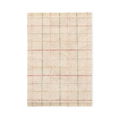 Lorena Canals Washable Rug Color Lines In Animal Print