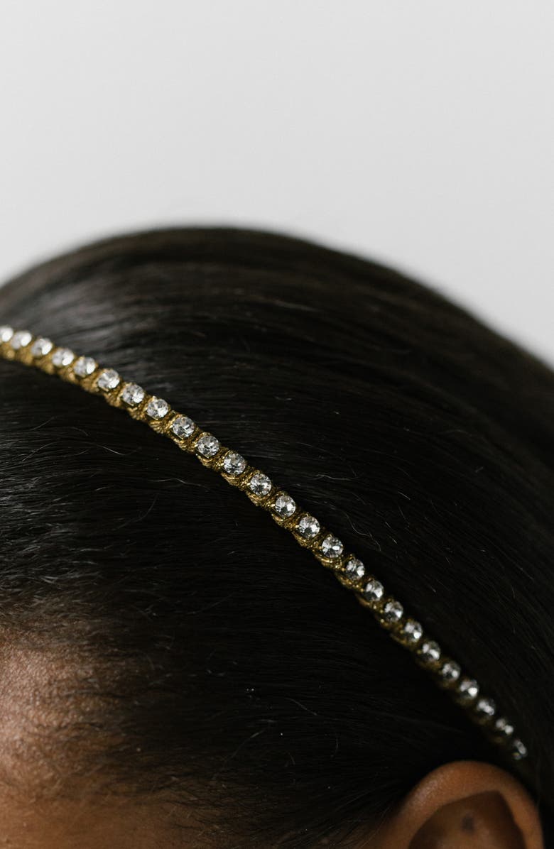 Jennifer Behr Lisbon Swarovski Crystal Headband, Alternate, color, 