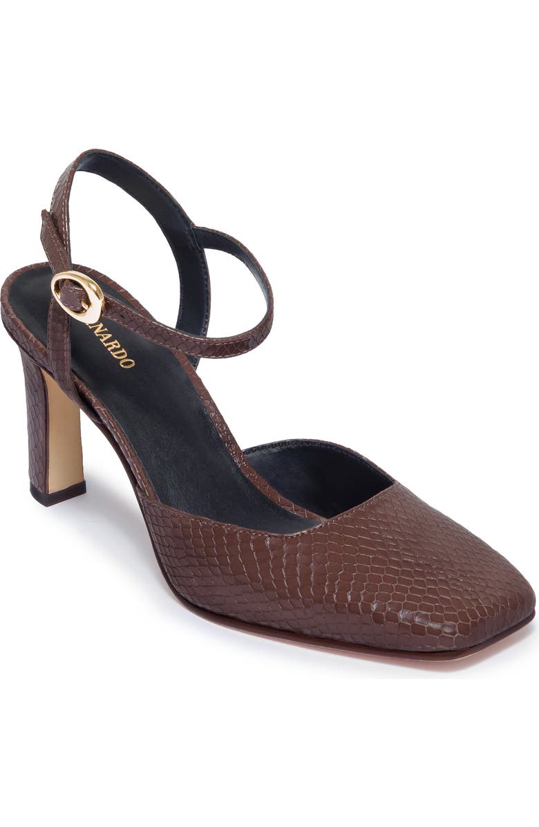 Bernardo Footwear Gama Mary Jane Pump, Alternate, color, Dark Chocolate