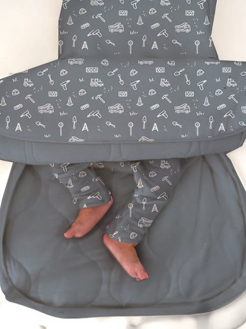 Gunamuna Swaddle Sleep Bag, 1.0 Tog In Blue