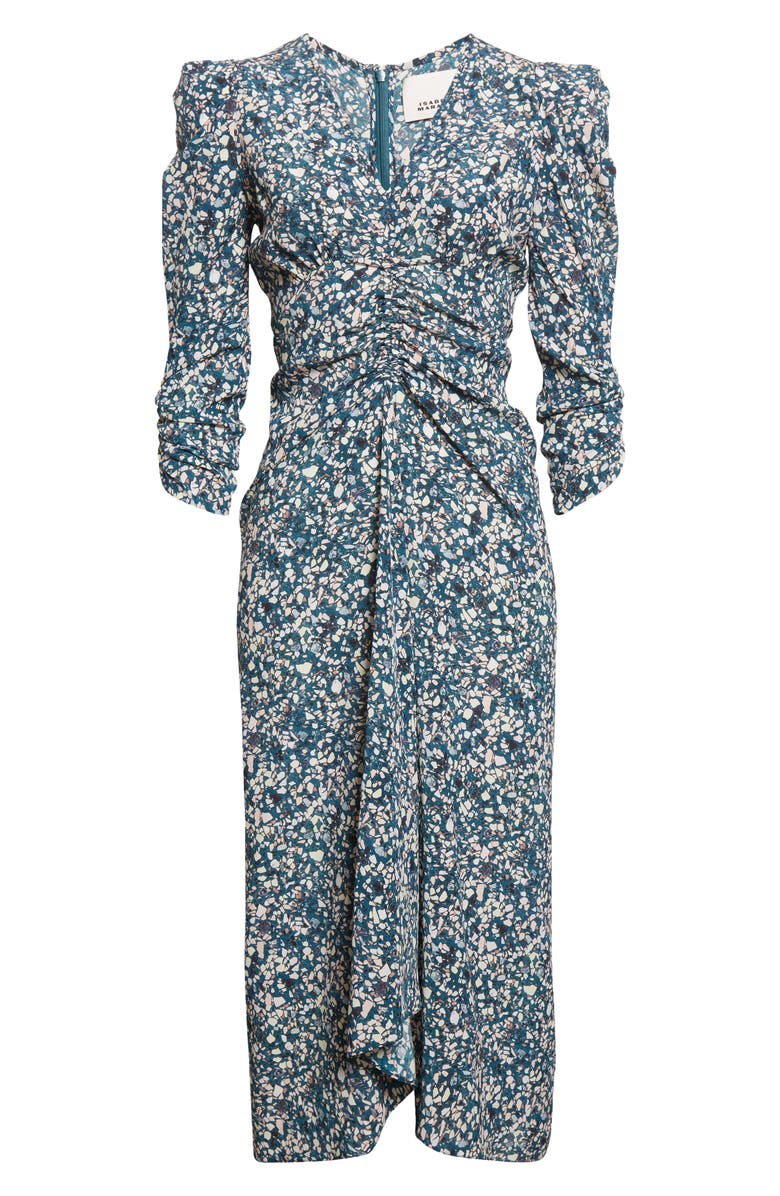 Isabel Marant Albini Ruched Tulip Dress, Alternate, color, 