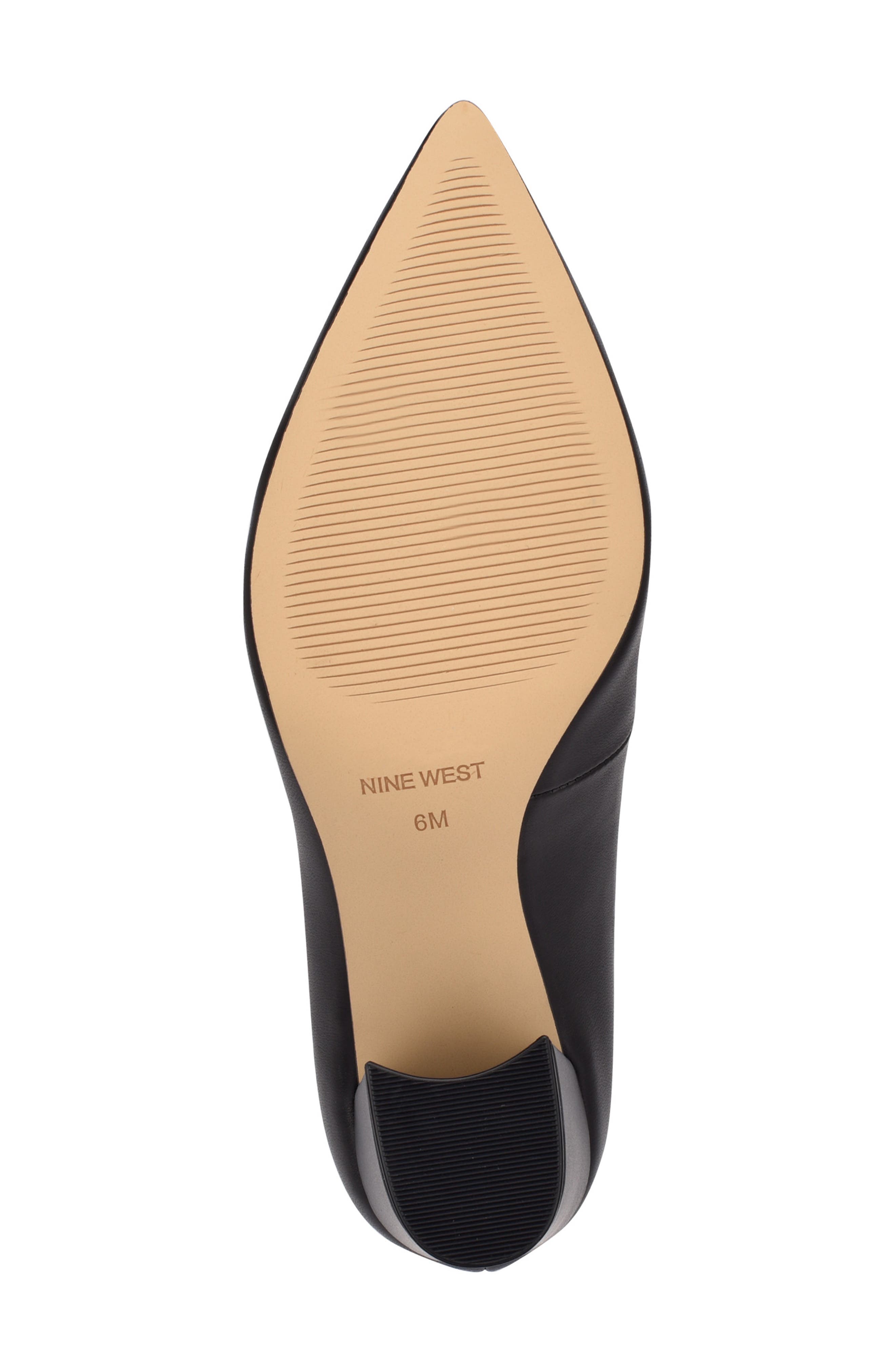 Nine West Cara 3 Pointed Toe Pump, Alternate, color, Black