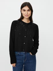 Masai Copenhagen Malitana Sequined Button Front Cardigan