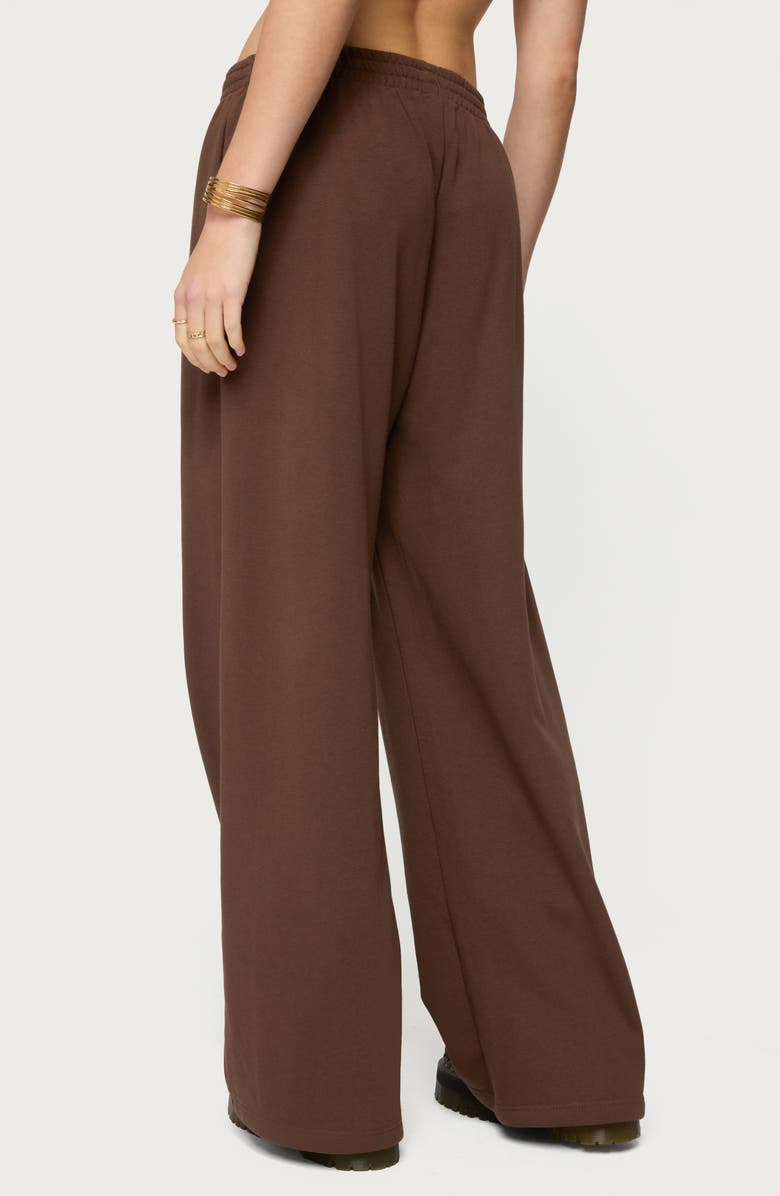 EDIKTED Binah Wide Leg French Terry Sweatpants, Alternate, color, 