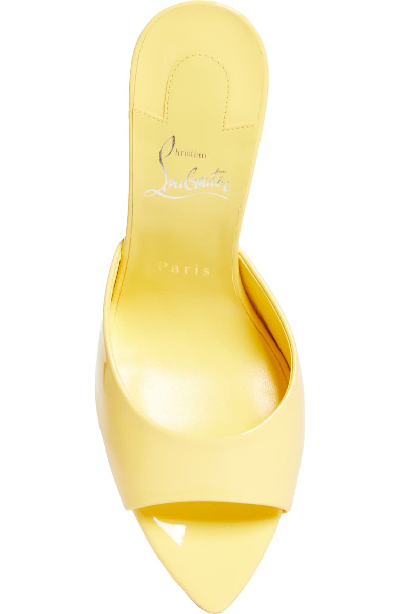 Christian Louboutin Miss Z Pointed Toe Sandal, Alternate, color, Y523 Vanilla/ Lin Vanilla