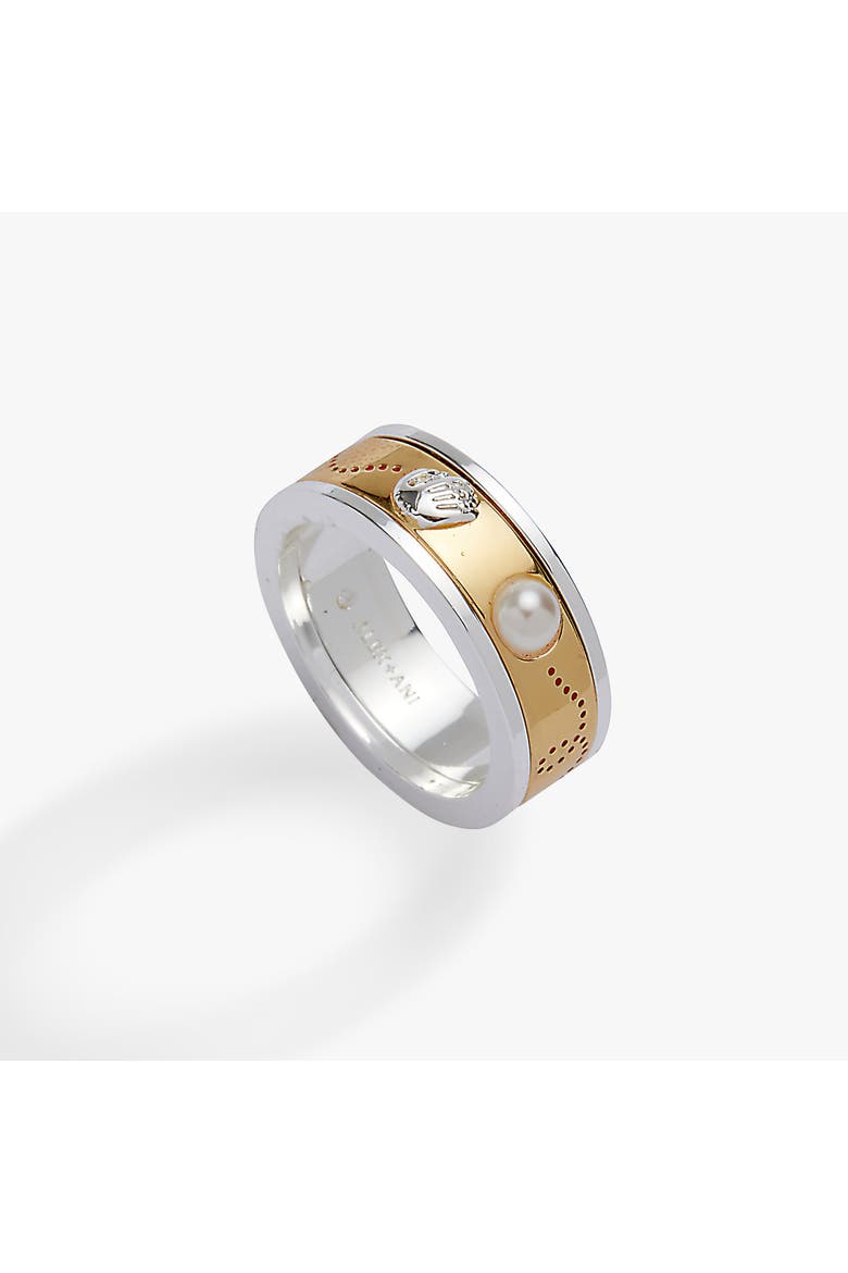 Baseball Fidget Ring, Main, color, Silver