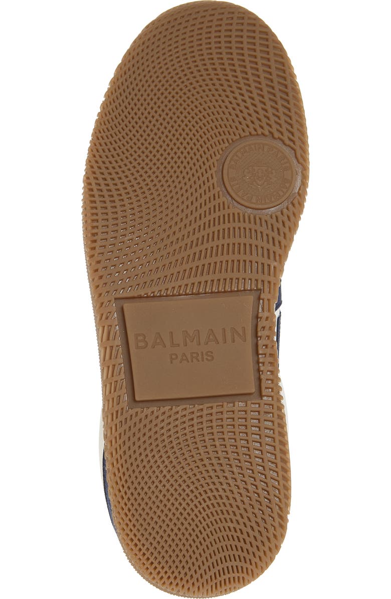 Balmain Swan Trainer Sneaker, Alternate, color, Gym White/ Navy