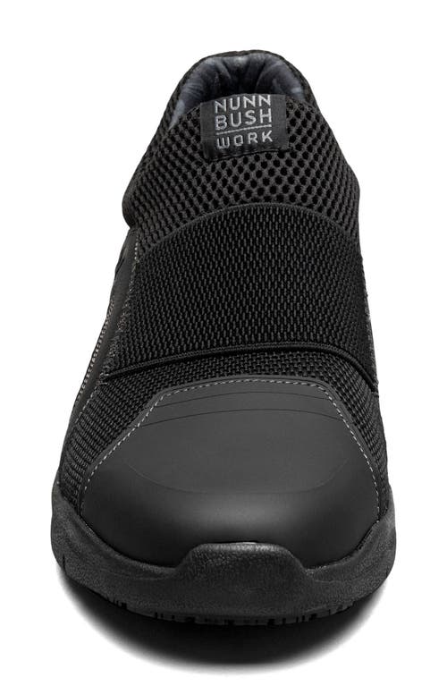 Nunn Bush Grazie Work Slip-on Sneaker In Black