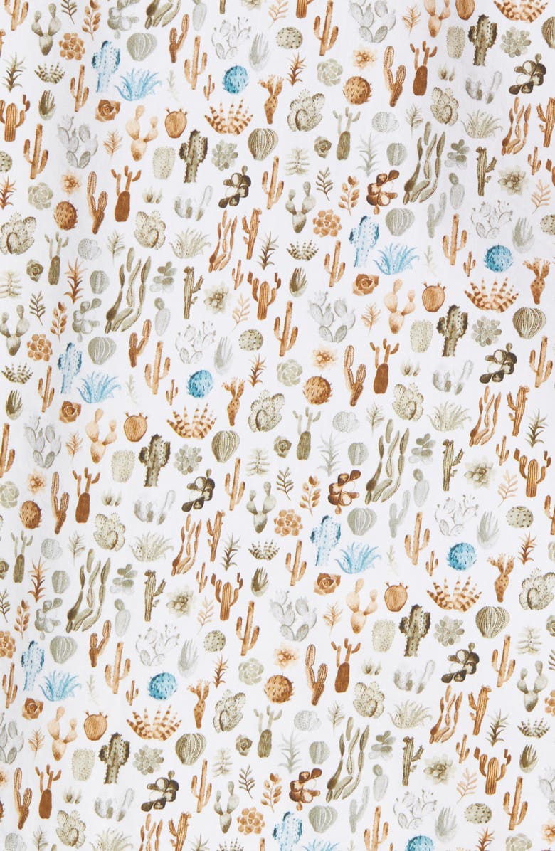 BOSS Lars Cactus Short Sleeve Button-Up Camp Shirt, Alternate, color,