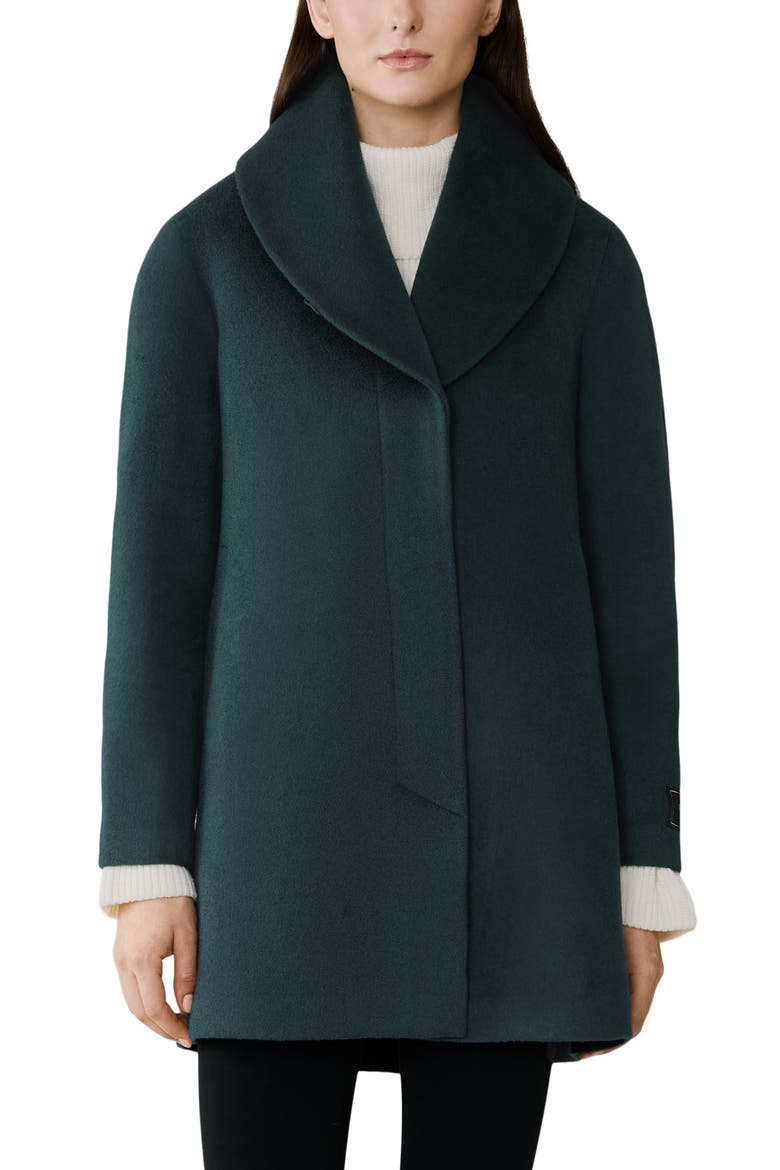 Elsa Wool Blend Coat, Main, color, MIDNIGHT FOREST
