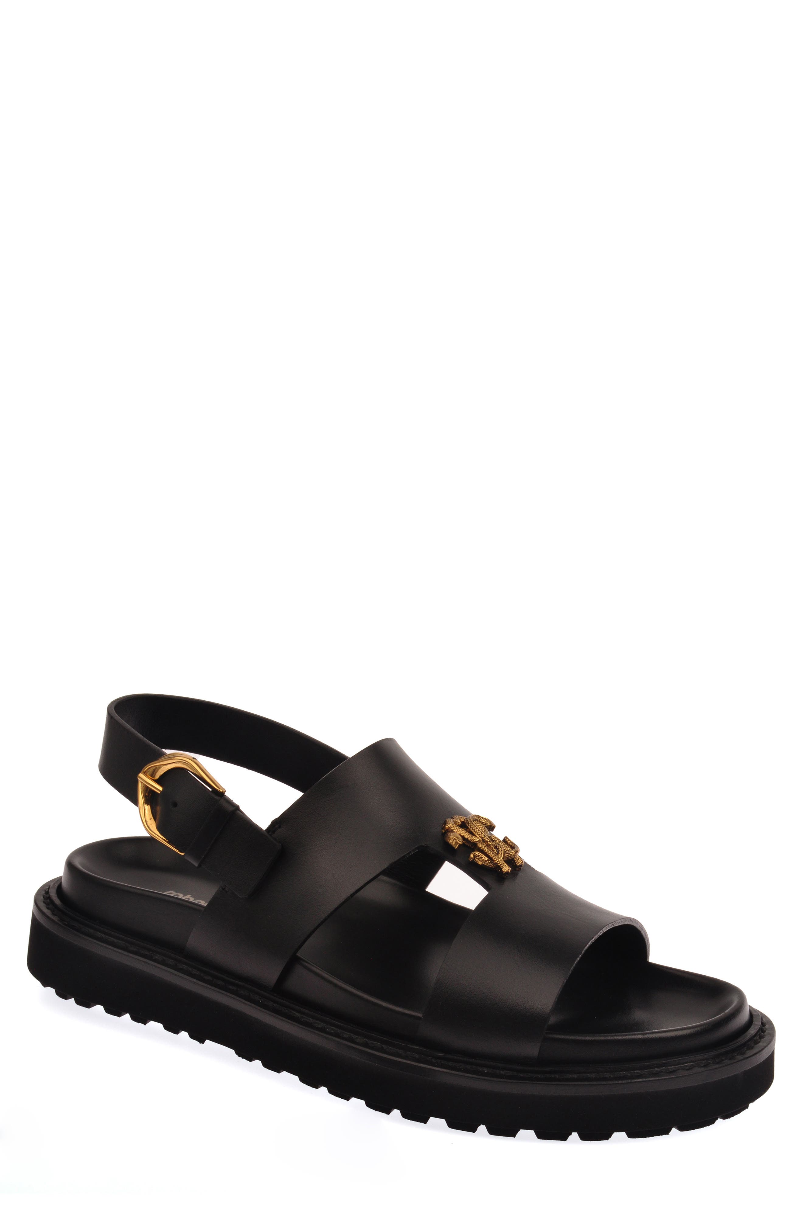 Roberto Cavalli Slingback Sandal, Main, color, 