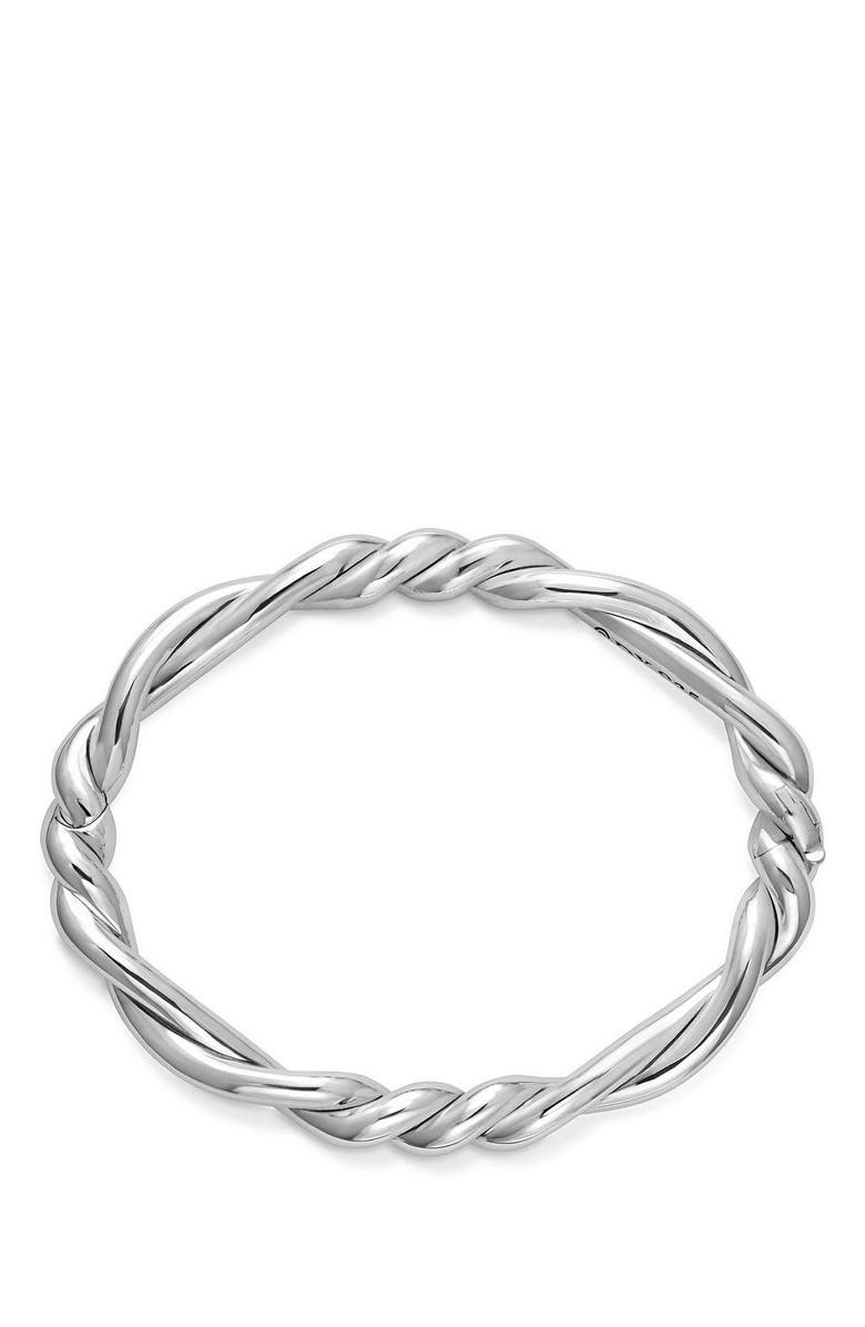 David Yurman Continuance Center Twist Bracelet, Alternate, color, Silver