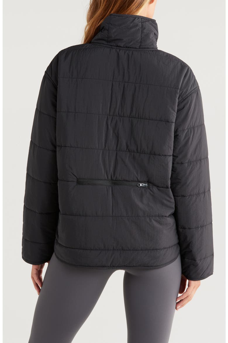 Quilted Packable Jacket, Alternate, color, BLACK