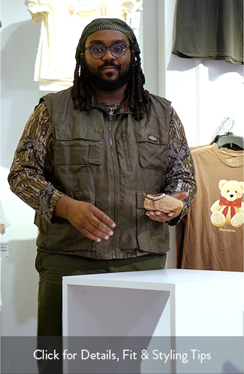 Tasman Maxi Curly Genuine Shearling Slipper, sales video thumbnail