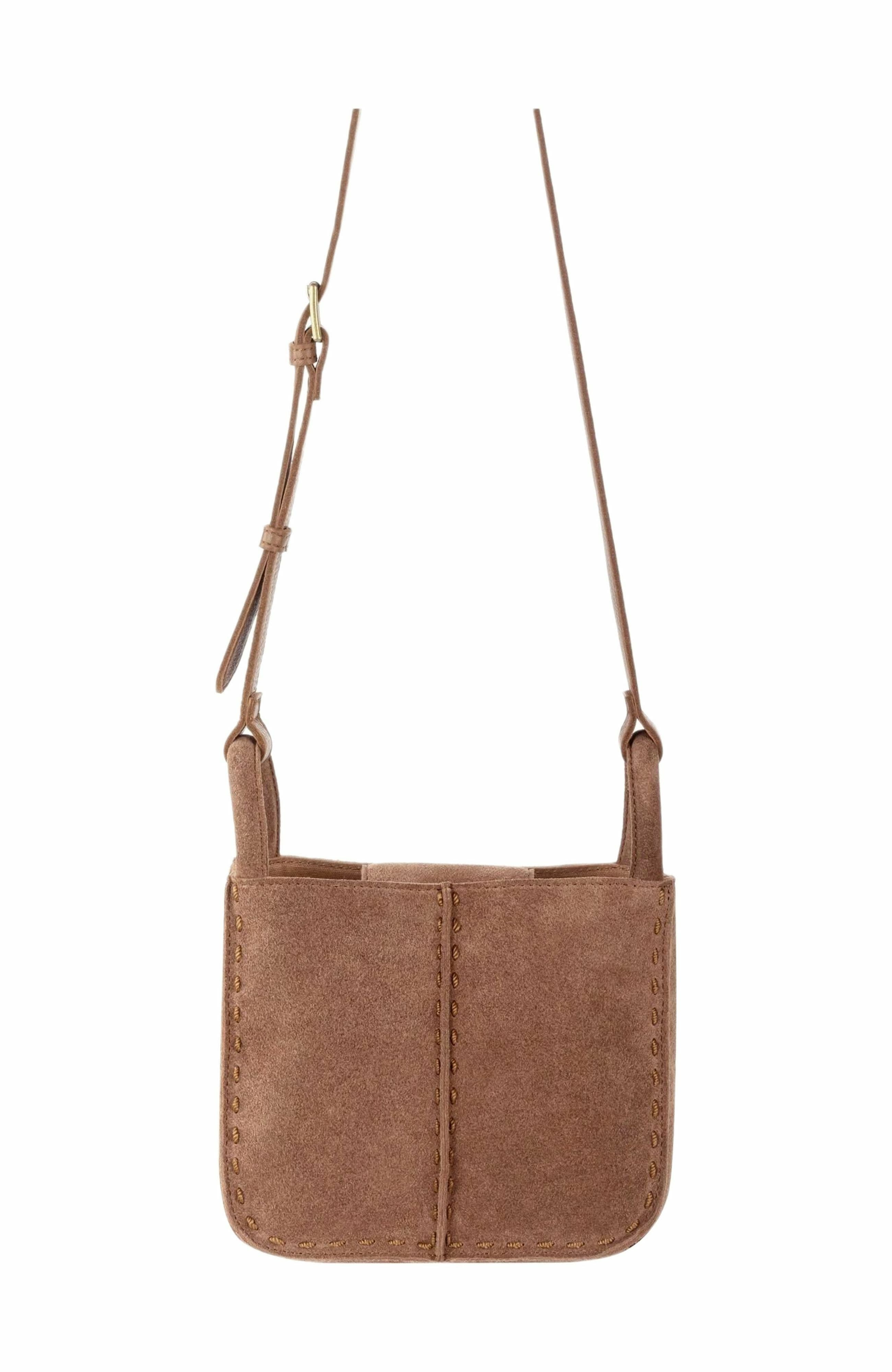 The Sak Los Feliz Small Crossbody Bag, Alternate, color, Tobacco Suede