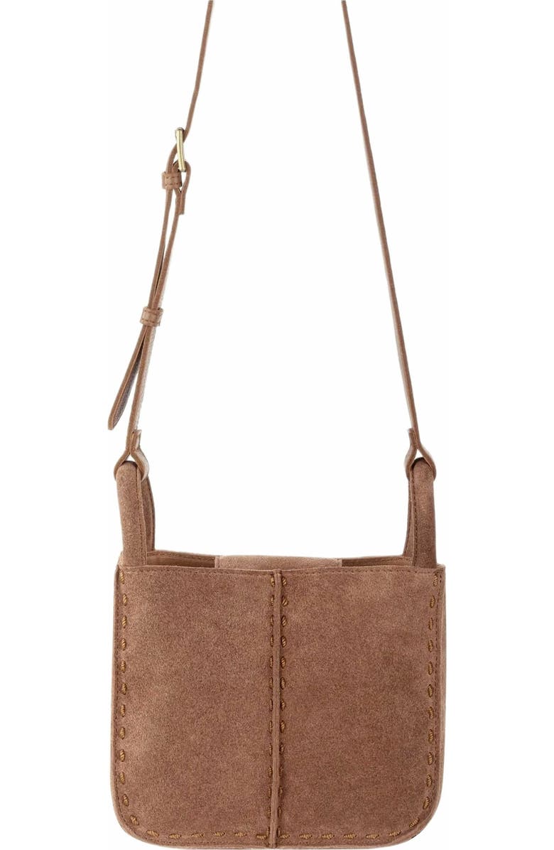 The Sak Los Feliz Small Crossbody Bag, Alternate, color, Tobacco Suede