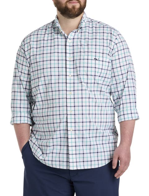 Big & Tall On-The-Go Check Sport Shirt