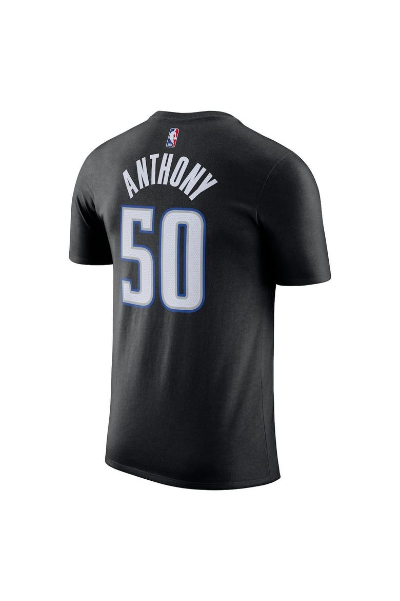 Men's Nike Cole Anthony Black Orlando Magic Icon 2022/23 Name & Number T-Shirt, Alternate, color, Black