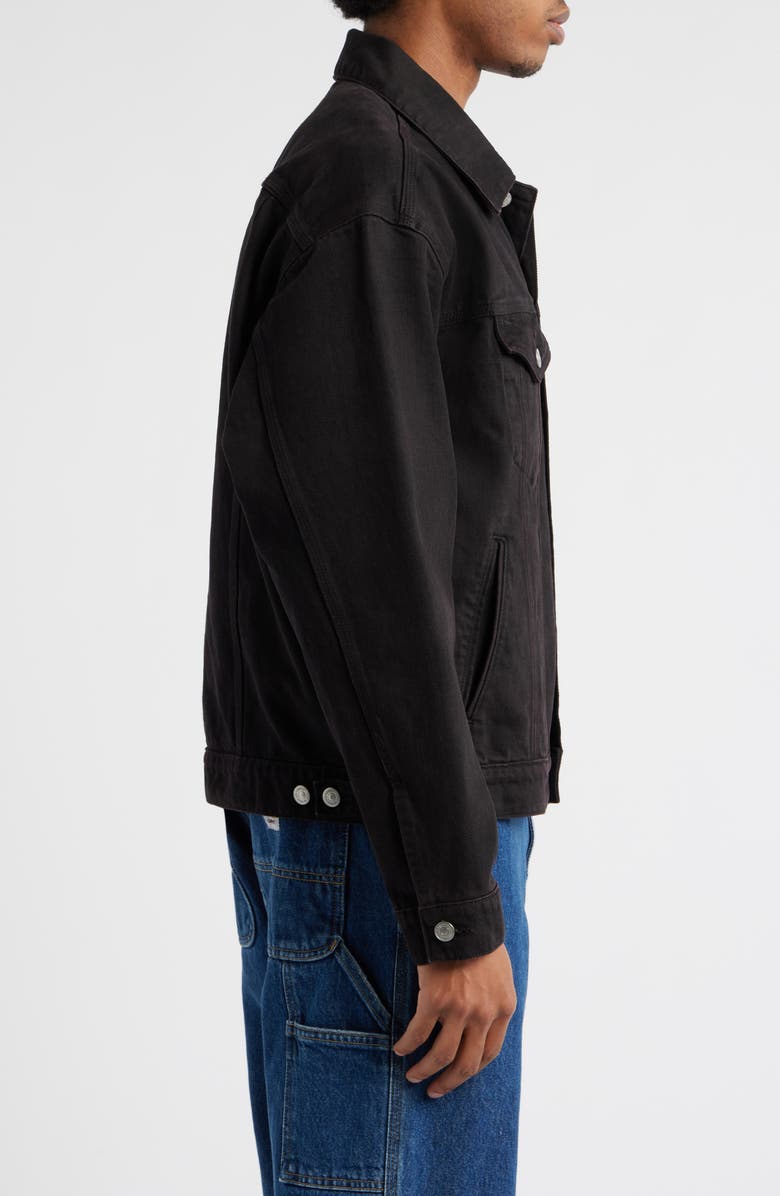 Carhartt Work In Progress Everson Denim Trucker Jacket, Alternate, color, Everson Black Palisander