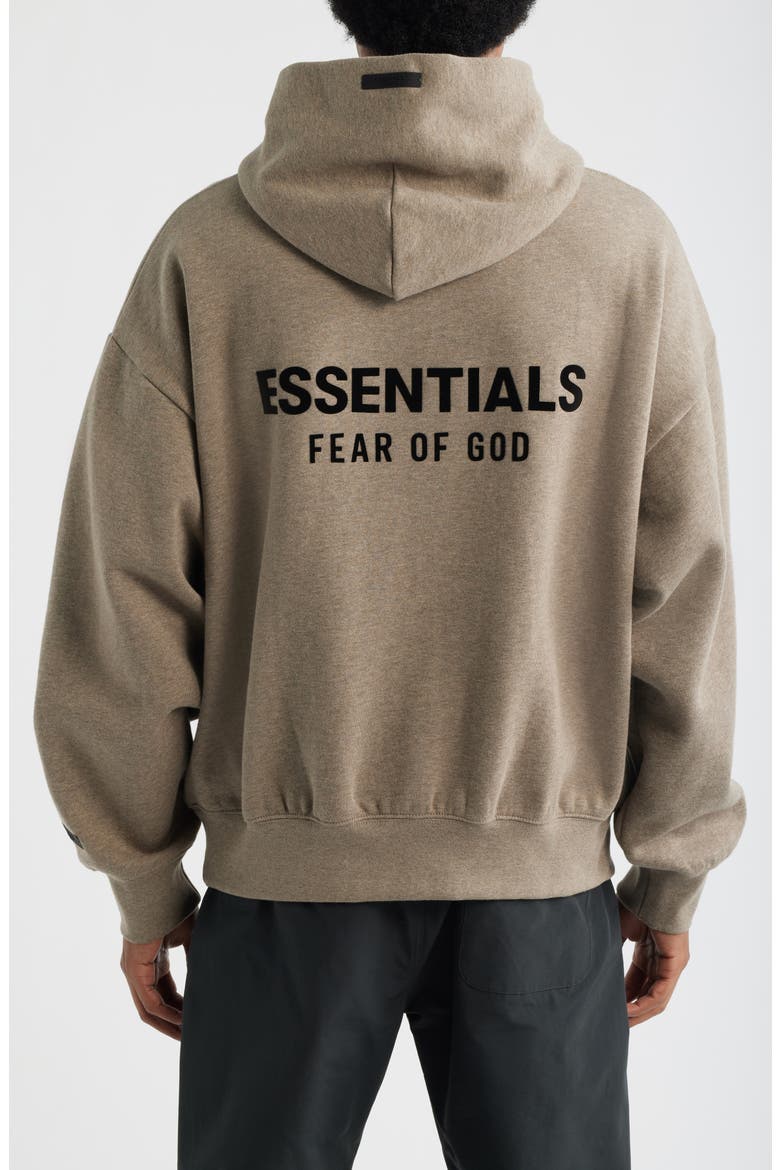 Classic Fit Fleece Hoodie, Main, color, HOMESTEAD HEATHER