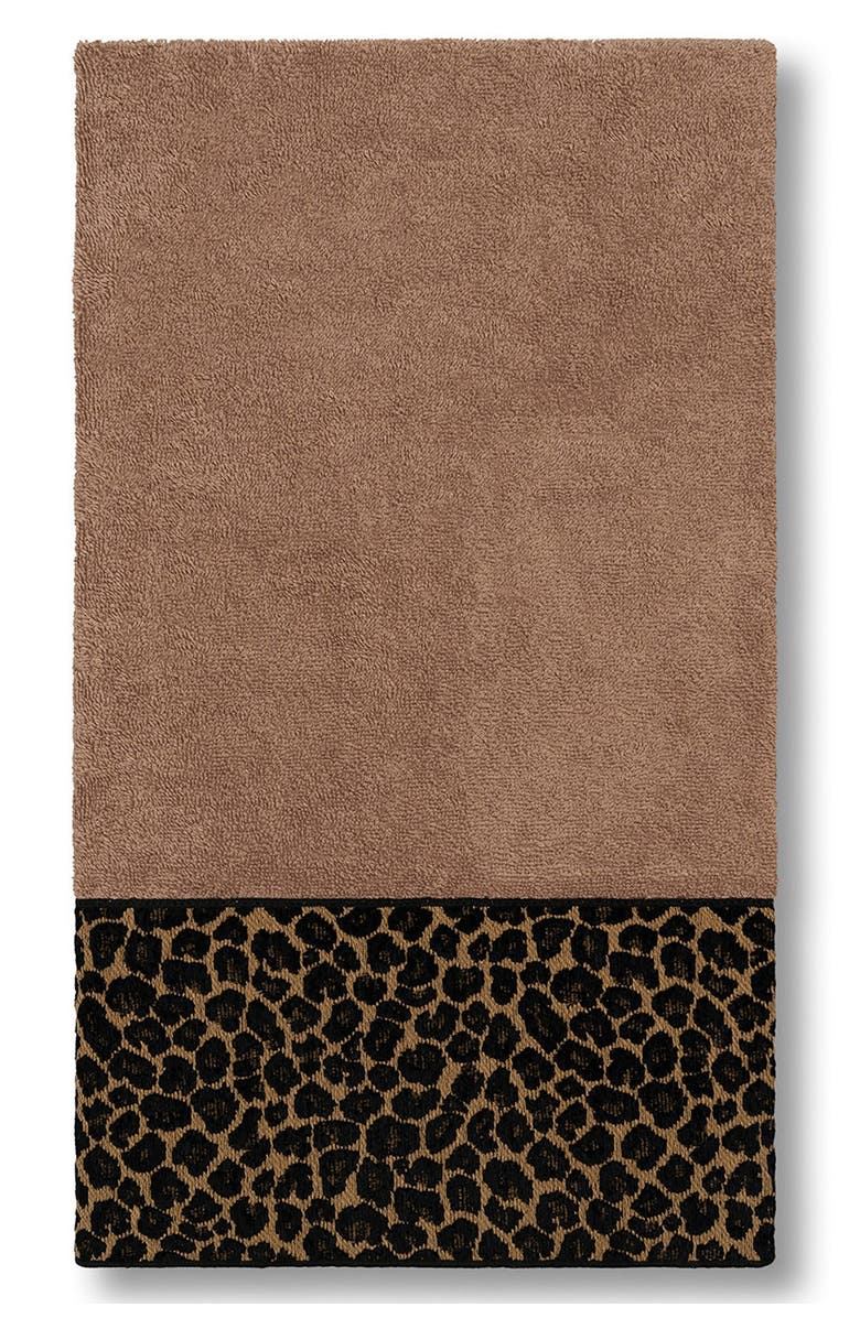 Linum Home Textiles Spots 3-Piece Embellished Towel - Latte, Alternate, color, Latte