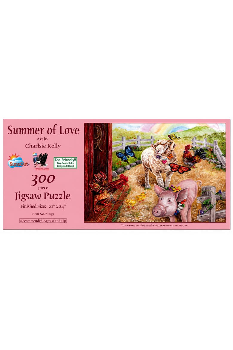 Summer of Love 300 piece Jigsaw Puzzle for Adults, Alternate, color, Multicolor