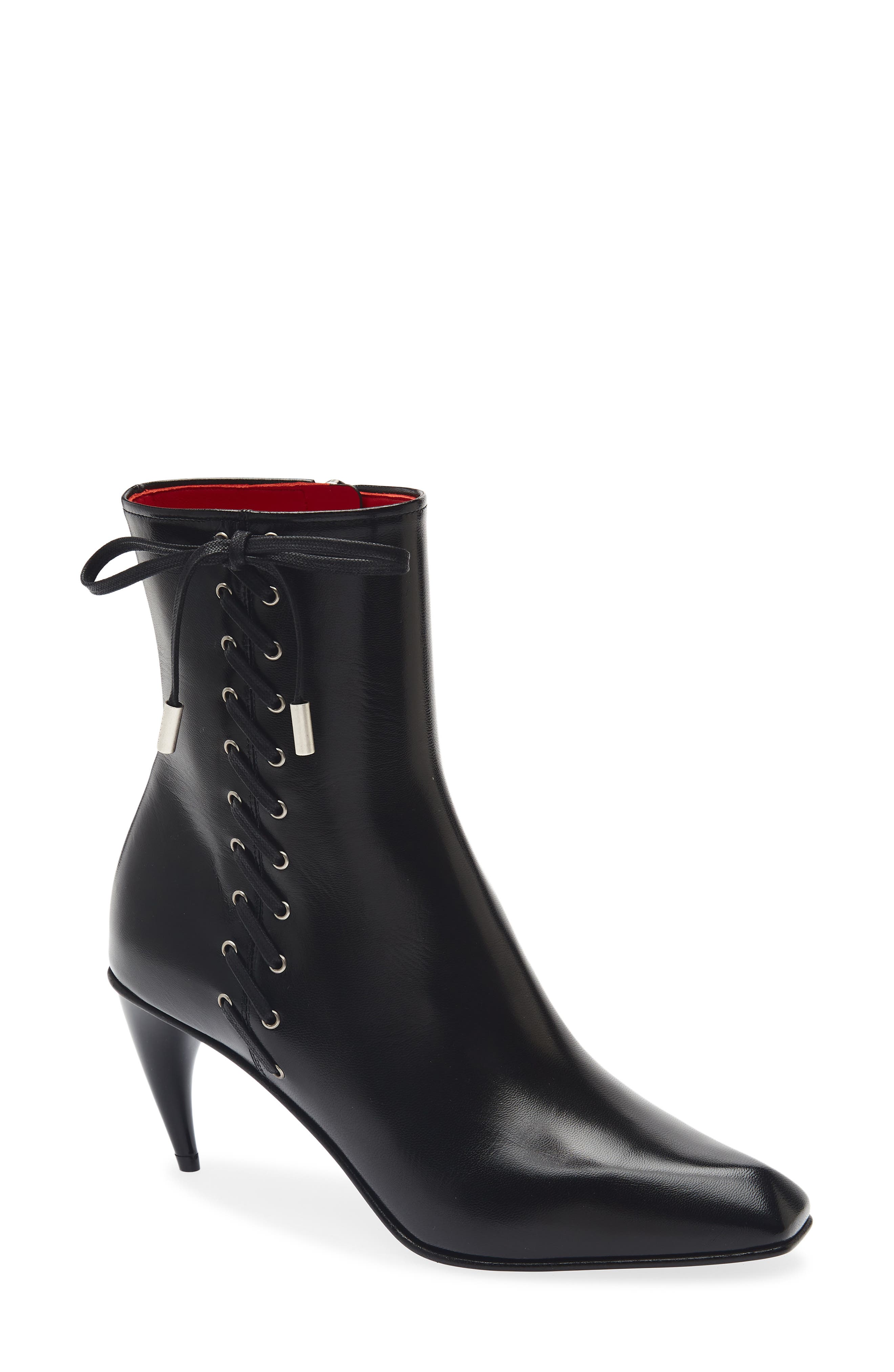 Lexie Laced Bootie, Main, color, BLACK
