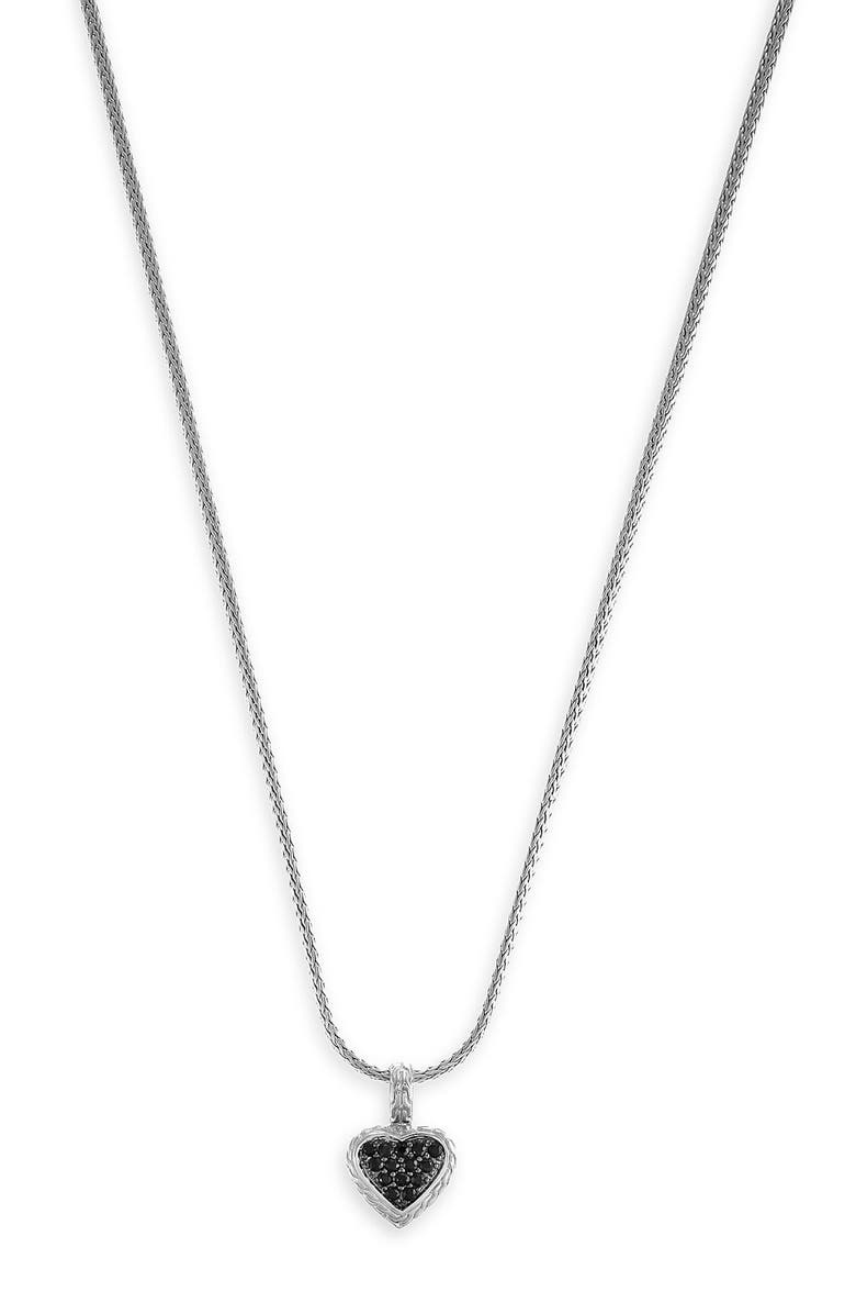 John Hardy 'Chain' Heart Charm, Main, color, 