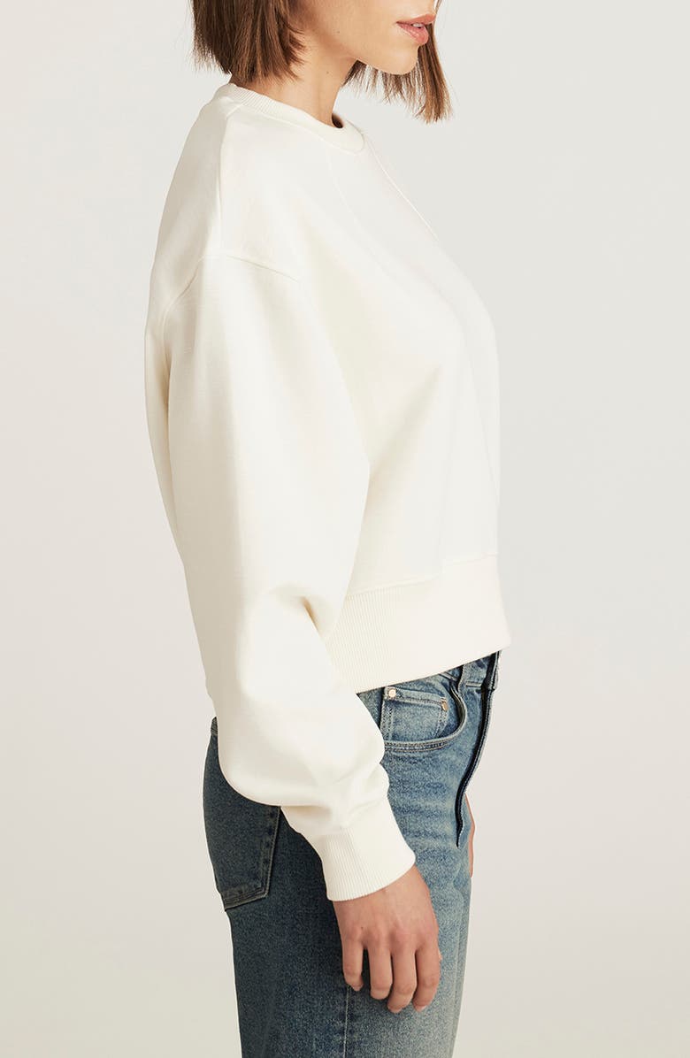 Mavi Jeans Raglan Crewneck Sweatshirt, Alternate, color, Marshmallow