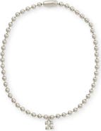 OFF WHITE Men's Arrow Ballchain Necklace