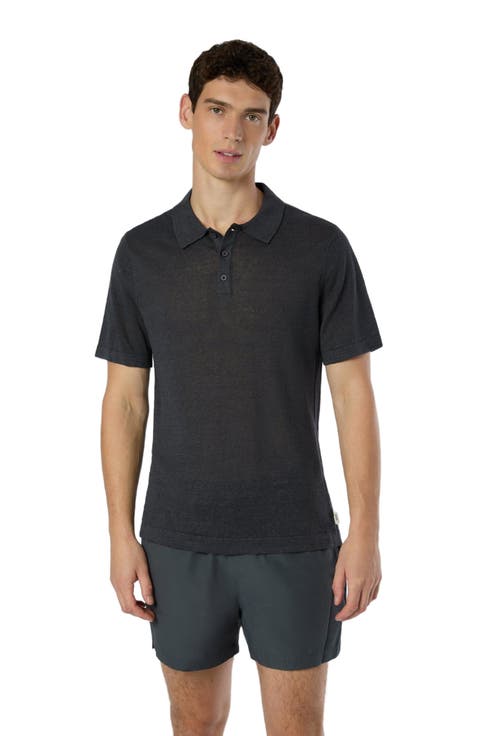 Linen Sweater Polo