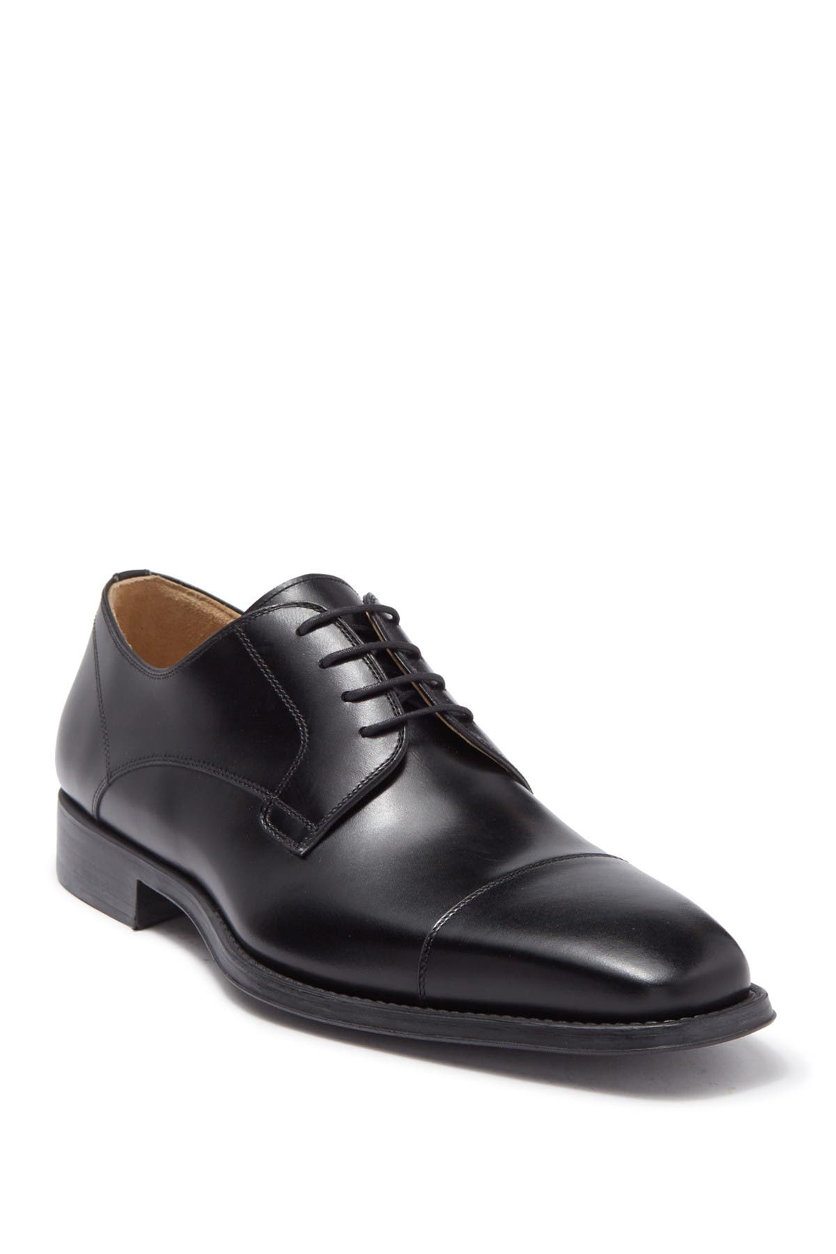 Magnanni Samson Burnished Cap Toe Derby - Wide Width Available
